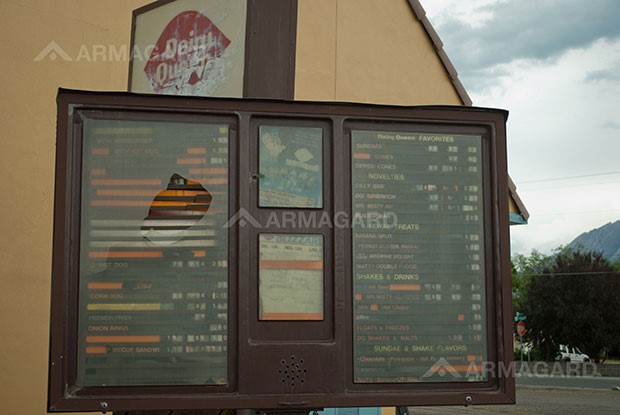 tablice menu na Drive Thru nie zachęcają