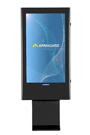 Armagard's 47 inch totem obudowa digital signage