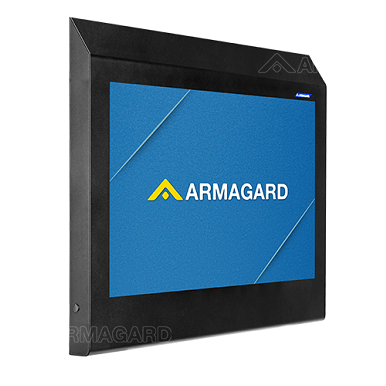 Wytrzymała antyligaturowa obudowa telewizora firmy Armagard