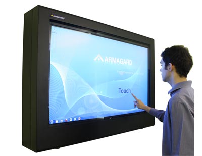 Digital signage monitor dotykowy