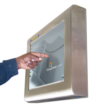 Waterproof touch screen