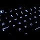 Klawiatura podświetlana z podświetlanymi klawiszami do ciemnych pomieszczeń