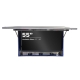 Otwarty z Hisense 55E6NT, frontowy widok monitor ze stali nierdzewnej IP69K