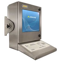 Bryzgoszczelna szafka na komputer Inox | SENC 300