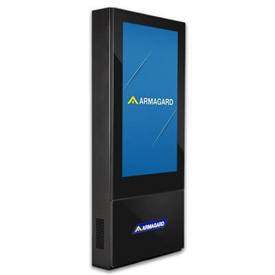 Totem informacyjny dla transportu publicznego ze stopniem ochrony IP56/IP65