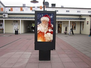 5 najlepszych wskazówek, aby przygotować totem reklamowy LCD na Święta Bożego Narodzenia 2015 | Armagard