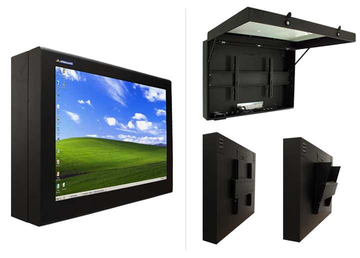 Obudowa LCD lub plazmy Obudowa LCD lub plazmy — rozpatrywanie na obudowę z różnych stron