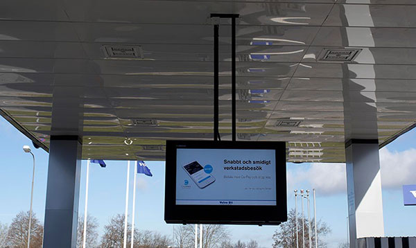 Podwiesza obudowa LCD digital signage