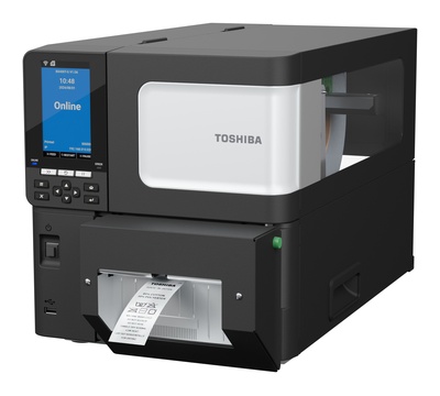 Przemysłowa drukarka etykiet z kodami kreskowymi termotransferowa Toshiba TEC BX430T